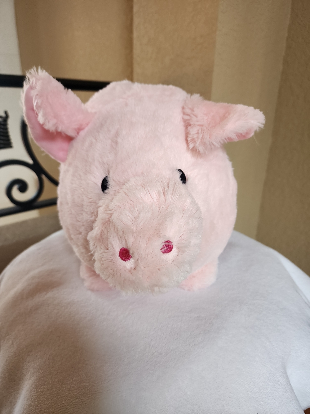 Cute Pink Plush Piggy Bank Stuffed Animal